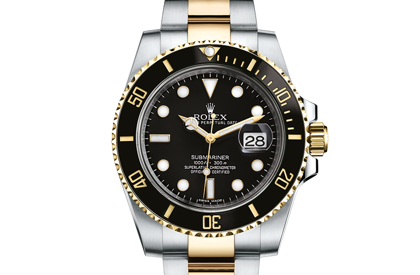 cheap men Rolex Submariner 40 mm Oystersteel and yellow gold m116613ln-0001 – replica rolex